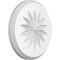 Ekena Millwork Standard Grayson Flower Rosette With Beveled Edge, 5"W x 5"H x 1/2"P ROSP050X050X050GRY10 - alternate 1